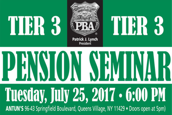 Tier 3 Pension Seminar | July 25, 2017